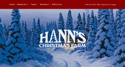 Desktop Screenshot of hannschristmasfarm.com